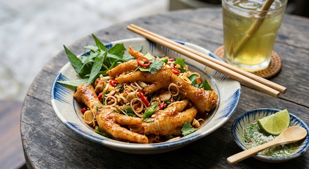 Chân gà sả tắc